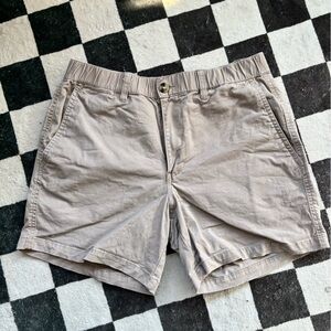 Nautica Beige and White Casual Shorts